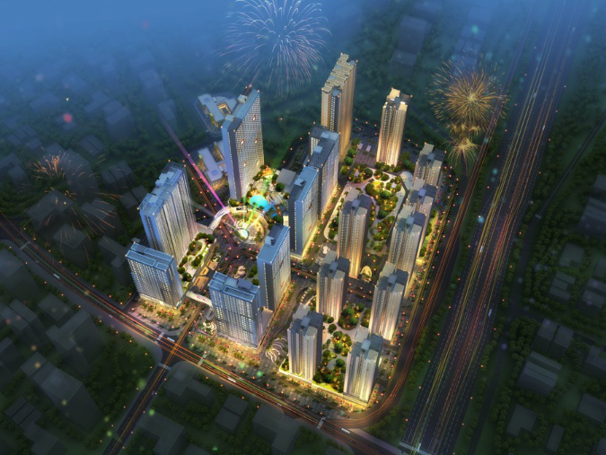 匯邦名都花園灣區(qū)軸心雙核輻射，82萬㎡綜合體大盤