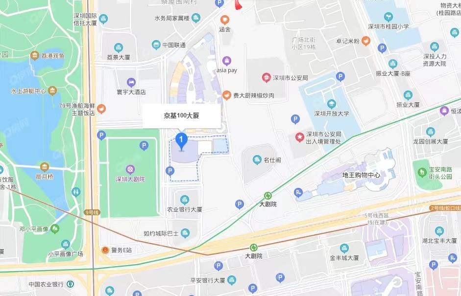 京基100，京基一百大廈-均價240元/平